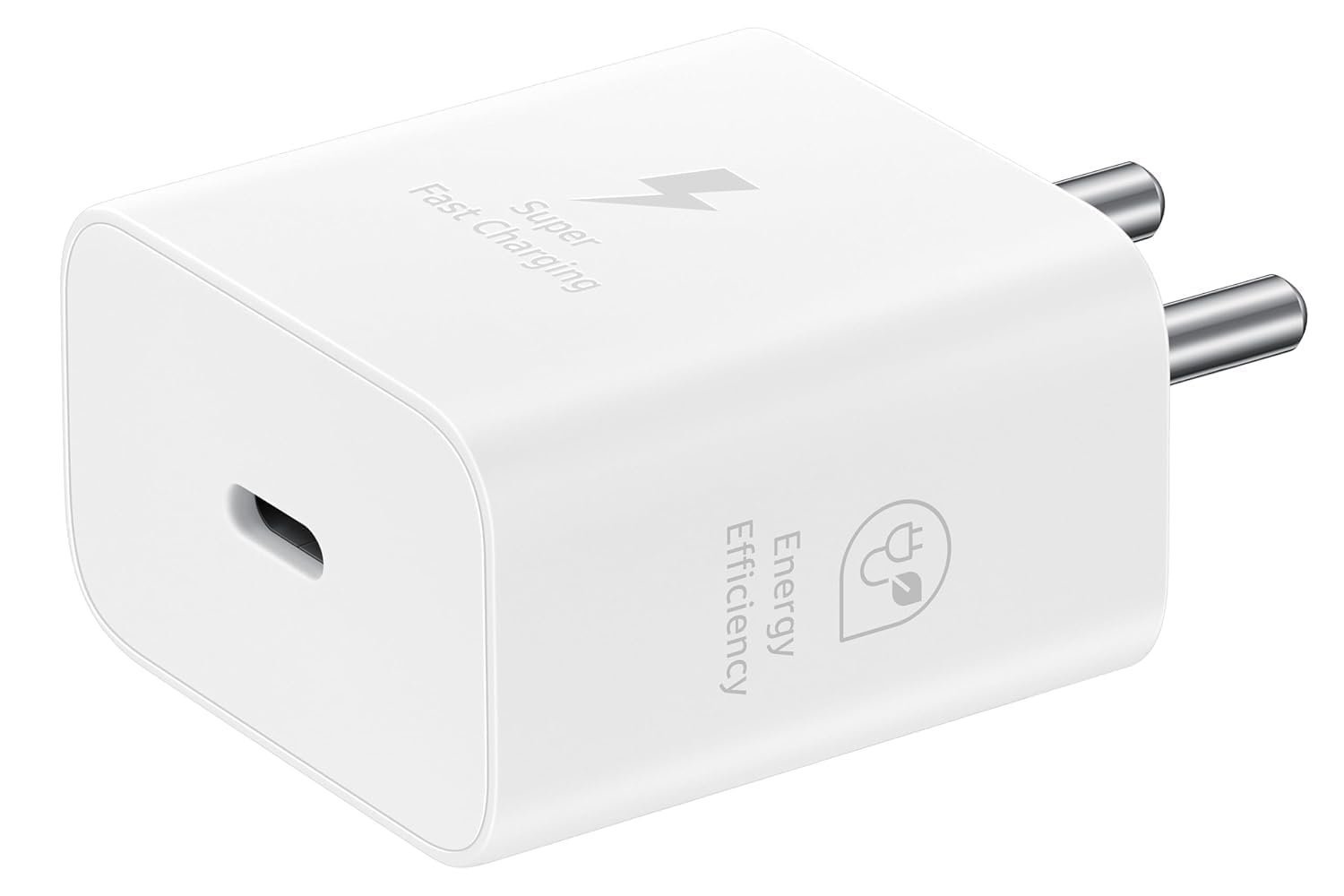 25W Super Fast USB-C PD Charger Compatible with Samsung Galaxy A57 5G, A36 5G, M36 5G, Z Fold 7 – Travel Wall Adapter with USB-C Cable (New Model) (White) - Image 2