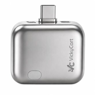 USB-C Smart Auto Eject Adapter | Full-Charge Separator USB-C Smart Overcharge Protector, 140W Fast Charging, Auto Cut-Off, Compatible with iPhone, Android, MacBook, Laptop