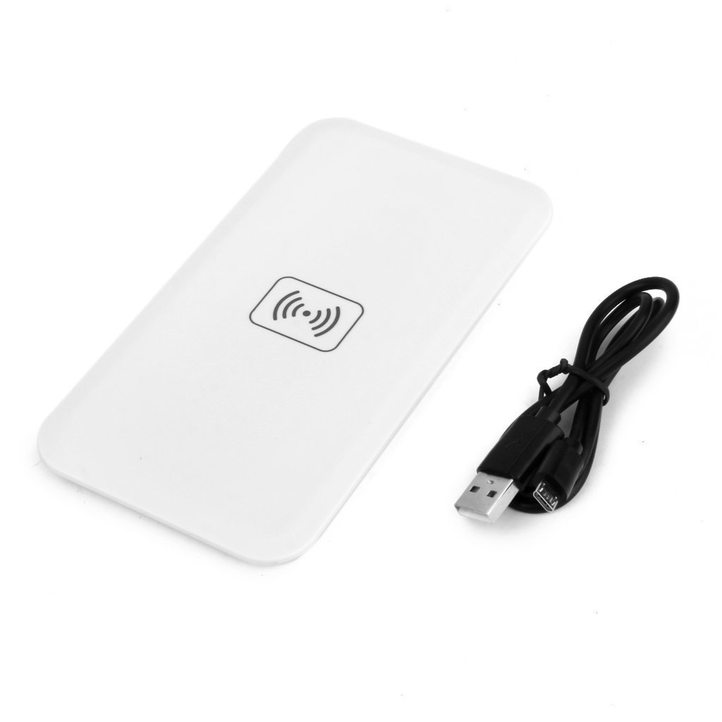 ™ Generic Wireless Charger Charging Pad Plate for Smartphones White - Image 3