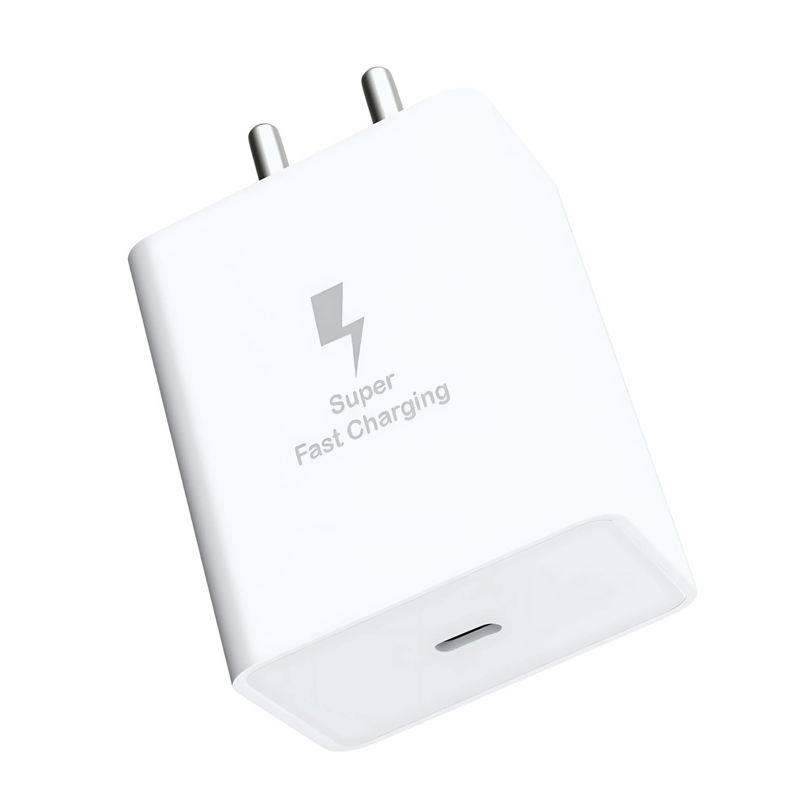 25W Super Fast USB-C PD Charger Compatible with Samsung Galaxy A57 5G, A36 5G, M36 5G, Z Fold 7 – Travel Wall Adapter with USB-C Cable (New Model) (White) - Image 3
