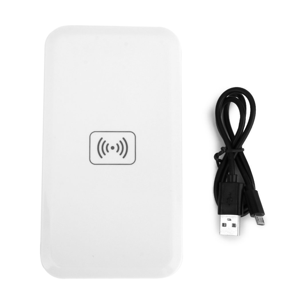 ™ Generic Wireless Charger Charging Pad Plate for Smartphones White - Image 2