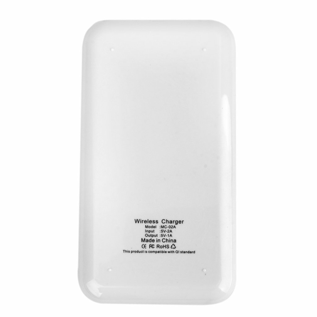 ™ Generic Wireless Charger Charging Pad Plate for Smartphones White - Image 4