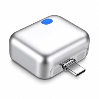 TYROCX Smart Auto-Eject USB-C Charging Adapter, 100W Type-C Power Disconnector with Physical Auto Cut-Off, Dual Current LED Mode Overcharge Protection for Smartphones, Gaming Accessories & Laptops