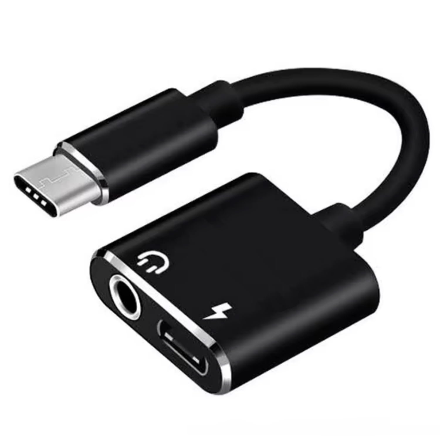 USB-C to 3.5mm Audio Adapter with 60W PD Fast Charging, Hi-Res DAC Chip for iPhone 15, All Range of Android & iOS Smartphones & Tablets, Supports Music, Calls, Magnetic Design, Wide Compatibility