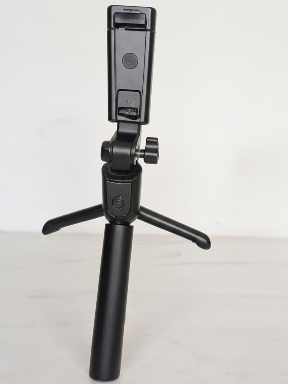 Phone Tripod Stand with Adjustable Height, Black - Image 4