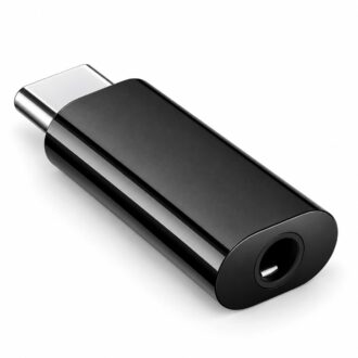 Portroincs C Pro Type C to 3.5 mm Audio Jack Connector with DAC Headphone Converter Adapter Compatible with iPhone 15 Pro Max/15 Pro/15 Plus, Galaxy S23/S22/S21/S208 & Other Type C Phones