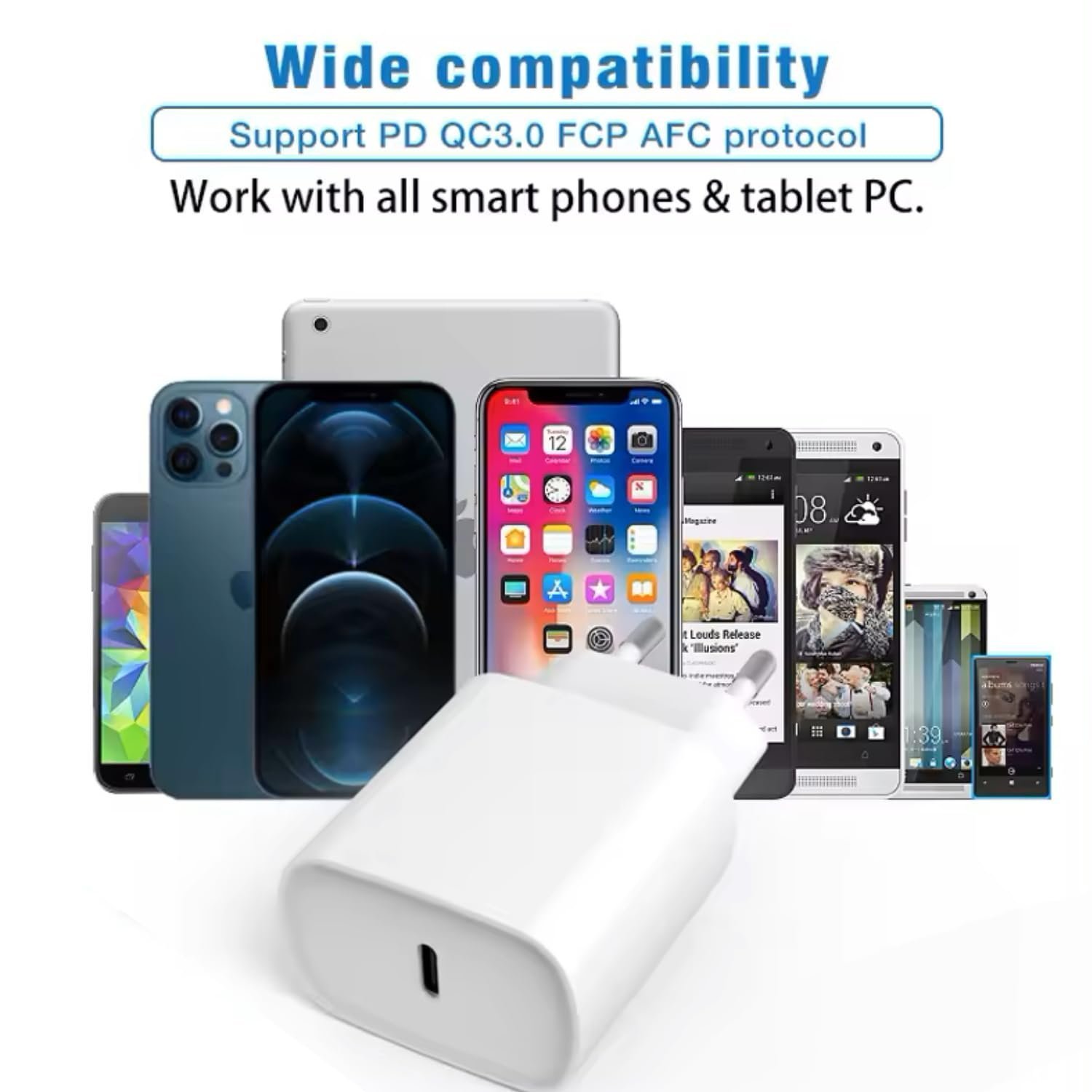 Magnetic Wireless Charger 15W Portable Fast Charging Circular Pad Wireless Charger Compatible with All Wireless Smartphones & Earbuds - Image 6