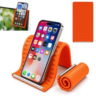 Mobile Stand | Flexible Silicone Phone Stand with Aluminum Core (Foldable)